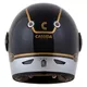 Cassida Fiber Jawa Sport Motorradhelm Schwarz/Silber/Gold - S(55-56)