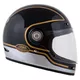 Cassida Fiber Jawa Sport Motorradhelm Schwarz/Silber/Gold - S(55-56)