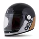 Cassida Fiber OPG Motorradhelm Schwarz/Gold/Silber - XL (61-62)