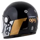 Cassida Fiber OPG Motorradhelm Schwarz/Gold/Silber - XL (61-62)