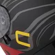 Motorradhelm Cassida Orbit Multivers schwarz matt/rot/grau/gelb