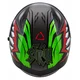 Cassida Orbit StriX Motorradhelm rot/grün/grau/weiß/schwarz