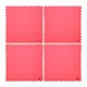 inSPORTline EVA40 Fitness Matte 200 x 200 cm - rot - rot