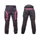W-TEC Durmanes Damen-Moto-Hose - schwarz-rosa - schwarz-rosa