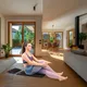 Akupressurmatte und Kissen inSPORTline EcoSpike - Schwarz - Gold