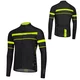 Herren-Radtrikot mit langen Ärmeln Etape Comfort 2.0 - schwarz/gelb fluo - schwarz/gelb fluo