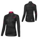 Damen-Radtrikot mit langen Ärmeln Etape Gaia 2.0 - schwarz/ rosa