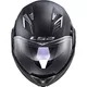 LS2 FF900 Valiant II Solid P/J Klappbares Motorradhelm - Matt Schwarz