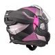 Flip-up Motorradhelm LS2 FF901 Advant X Ultra Grau Lila P/J