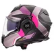 Flip-up Motorradhelm LS2 FF901 Advant X Ultra Grau Lila P/J