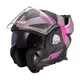 Flip-up Motorradhelm LS2 FF901 Advant X Ultra Grau Lila P/J