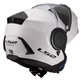 LS2 FF902 Scope II Solid Gloss White Flip-up Motorradhelm