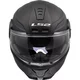 Klappbarer Motorradhelm LS2 FF902 Scope II Solid Matt Black