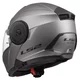 LS2 FF902 Scope II Solid Matt Titanium Motorradhelm zum Aufklappen