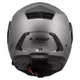 LS2 FF902 Scope II Solid Matt Titanium Motorradhelm zum Aufklappen