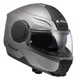 LS2 FF902 Scope II Solid Matt Titanium Motorradhelm zum Aufklappen