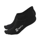 Unsichtbare Socken aus Bambus inSPORTline Silvatic Noshow AG+ antibakteriell - 3 Paar - schwarz