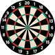 Bull's Magnetische Papier Dartscheibe Schrank Set