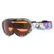 Kinderskibrille WORKER Miller mit Graphik - rot-schwarz-weiß mit Grafik
