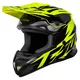 Cassida Cross Cup Two Motocross Helm - orange hivis/weiss/schwarz/grau - gelb hivis/schwarz/grau