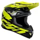 Cassida Cross Cup Two Motocross Helm - orange hivis/weiss/schwarz/grau