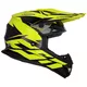 Cassida Cross Cup Two Motocross Helm - orange hivis/weiss/schwarz/grau