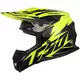 Cassida Cross Cup Two Motocross Helm - orange hivis/weiss/schwarz/grau