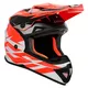Cassida Cross Cup Two Motocross Helm - orange hivis/weiss/schwarz/grau