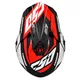 Cassida Cross Cup Two Motocross Helm - orange hivis/weiss/schwarz/grau