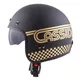 Cassida Oxygen Rondo Motorradhelm - schwarz matt/golden
