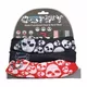 Universal Halswärmer Oxford Comfy 3-Pack - Harley Davidson colors - Skulls