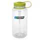 NALGENE Wide Mouth 1 l Outdoor-Trinkflasche - Spring Green 32 WM - Clear 32 WM