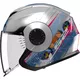 Motorradhelm LS2 OF570 Verso Spring Matt Silber Blau - L(59-60)