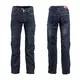 W-TEC Pawted Motorradjeans mit wasserdichter Membran - dunkelblau