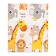 Faltbare Kindermatte inSPORTline Michlino 180x160x1,2 cm - Zvířátka abc/Zvířatka louka