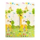 Faltbare Kindermatte inSPORTline Michlino 180x160x1,2 cm - Zvířátka abc/Zvířatka louka