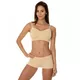 Brubeck Cotton Comfort BH - schwarz - Beige