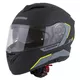Cassida Compress 2.0 Refraction Motorradhelm - gelb hivis/schwarz/grau - schwarz matt/grau/gelb fluo
