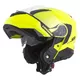 Cassida Compress 2.0 Refraction Motorradhelm - gelb hivis/schwarz/grau