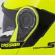 Cassida Compress 2.0 Refraction Motorradhelm - gelb hivis/schwarz/grau