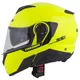 Cassida Compress 2.0 Refraction Motorradhelm - gelb hivis/schwarz/grau
