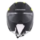 Cassida Jet Tech Corso Motorradhelm - schwarz matt/gelb hi-vis