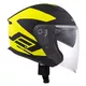 Cassida Jet Tech Corso Motorradhelm - schwarz matt/gelb hi-vis