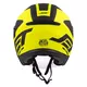 Cassida Jet Tech Corso Motorradhelm - schwarz matt/gelb hi-vis