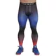 BAS BLACK Quantum Herren Leggings - M - blau-rot