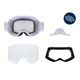 Motocross-Brille RedBull Spect Strive Panovision, weiß matt, klares Plexiglas