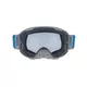 Motocrossbrille RedBull Spect Strive Panovision, hellgrau matt, rauchfarbenes Plexiglas