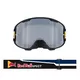 Motocrossbrille RedBull Spect Strive, schwarz matt, silber verspiegeltes Plexiglas