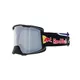 Motocrossbrille RedBull Spect Strive, schwarz matt, silber verspiegeltes Plexiglas