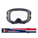 Motocrossbrille RedBull Spect Strive dunkelblau matt, klares Plexiglas
